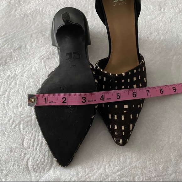 Joe’s Jean Speckled Calf Hair Pointed Toe Heels - Picture 7 of 11